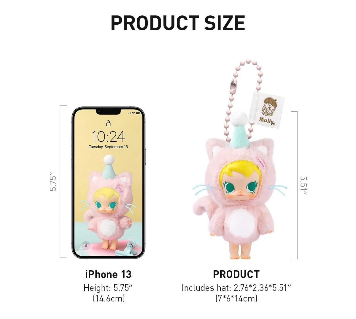 Baby Molly Pocket Friends Series-Vinyl Plush Pendant Blind Box