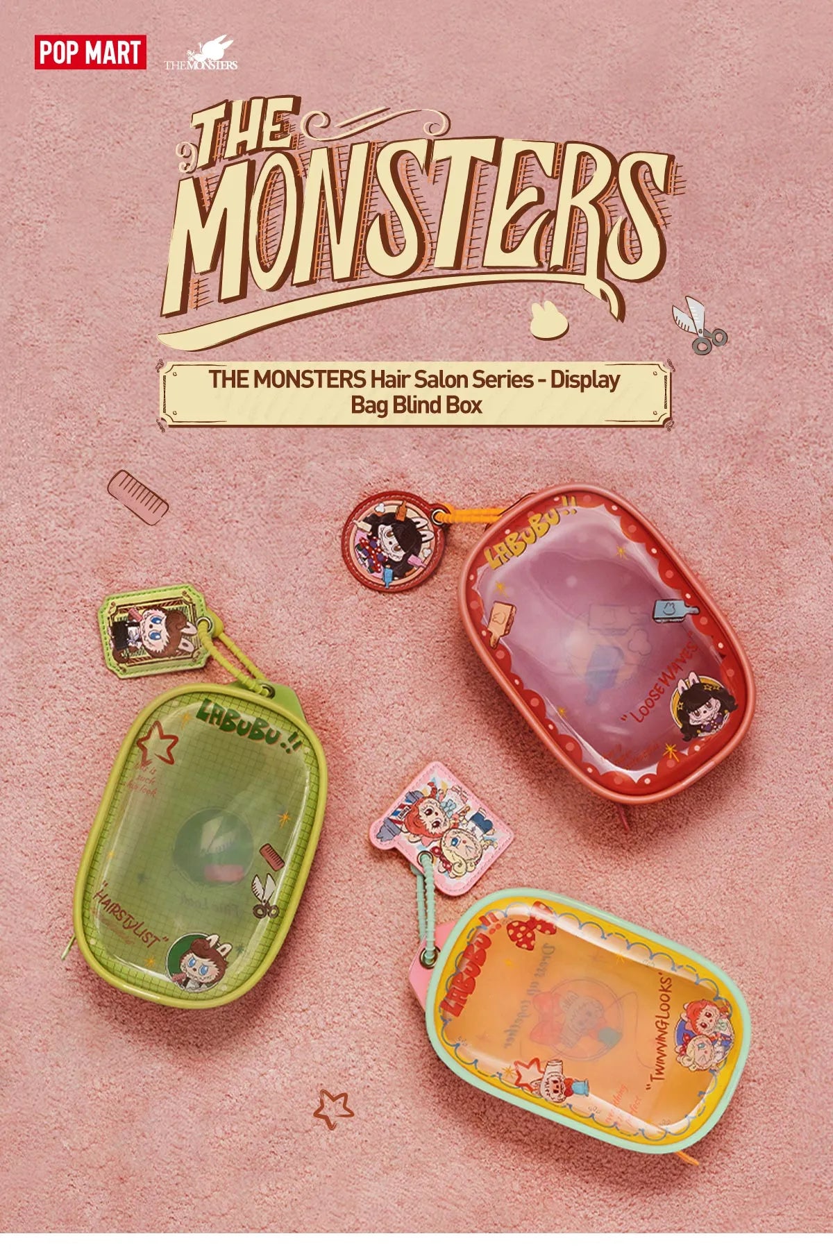 THE MONSTER Hair Salon Series - Display Bag Blind Box