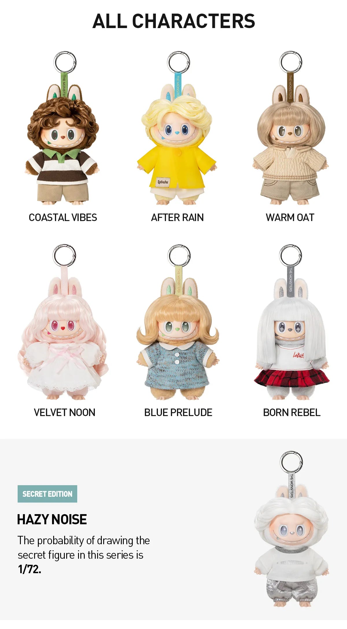 [Pre-Order] POP MART The Monsters Hair Salon Series Vinyl Plush Pendant