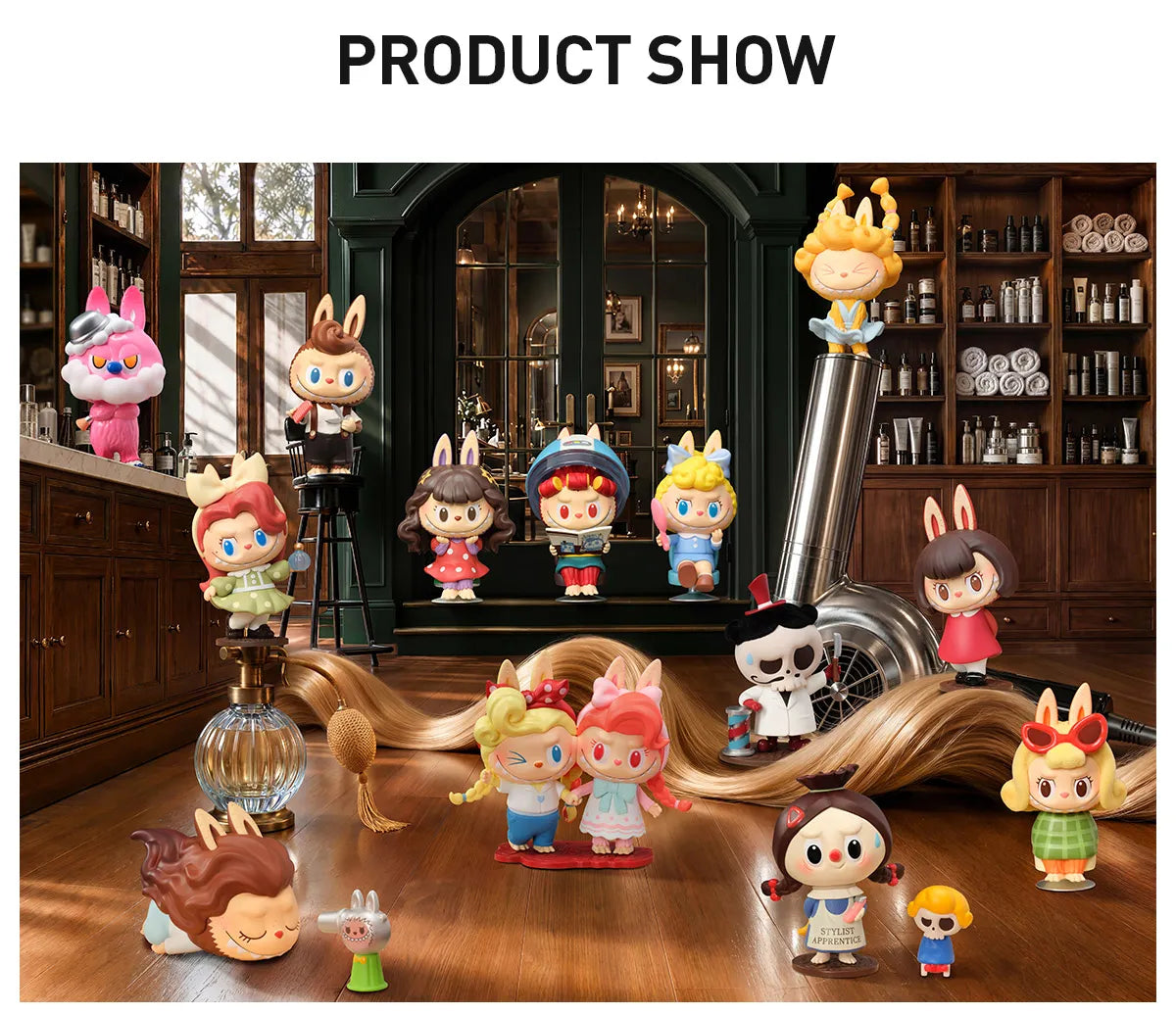 THE MONSTERS Hair Salon Series Figures
