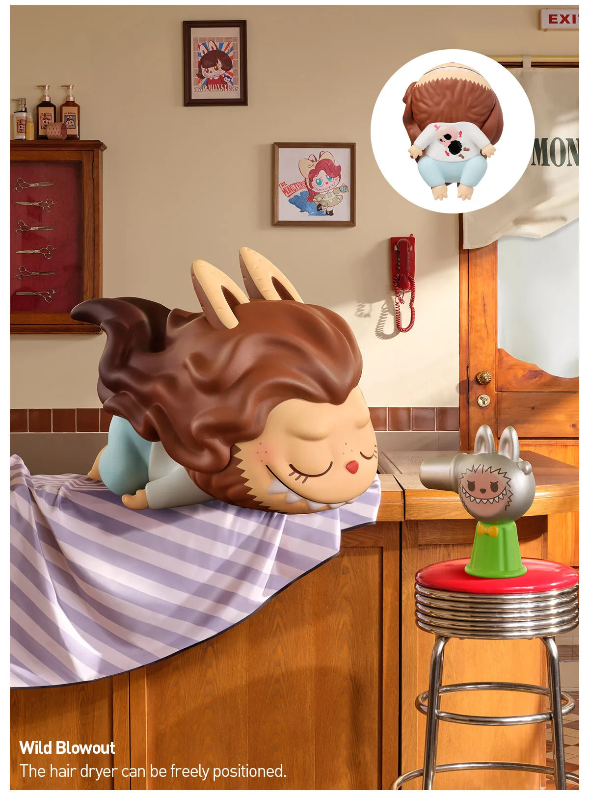 THE MONSTERS Hair Salon Series Figures