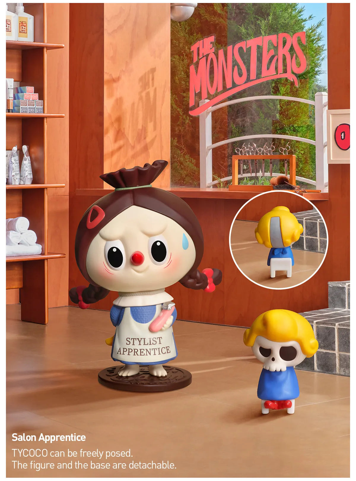 THE MONSTERS Hair Salon Series Figures