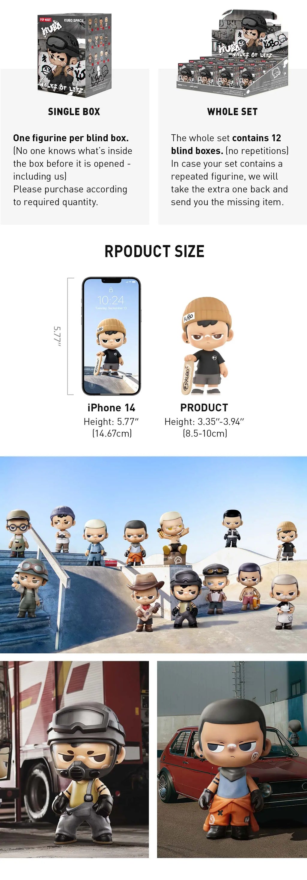 KUBO Walks of Life Series Figures