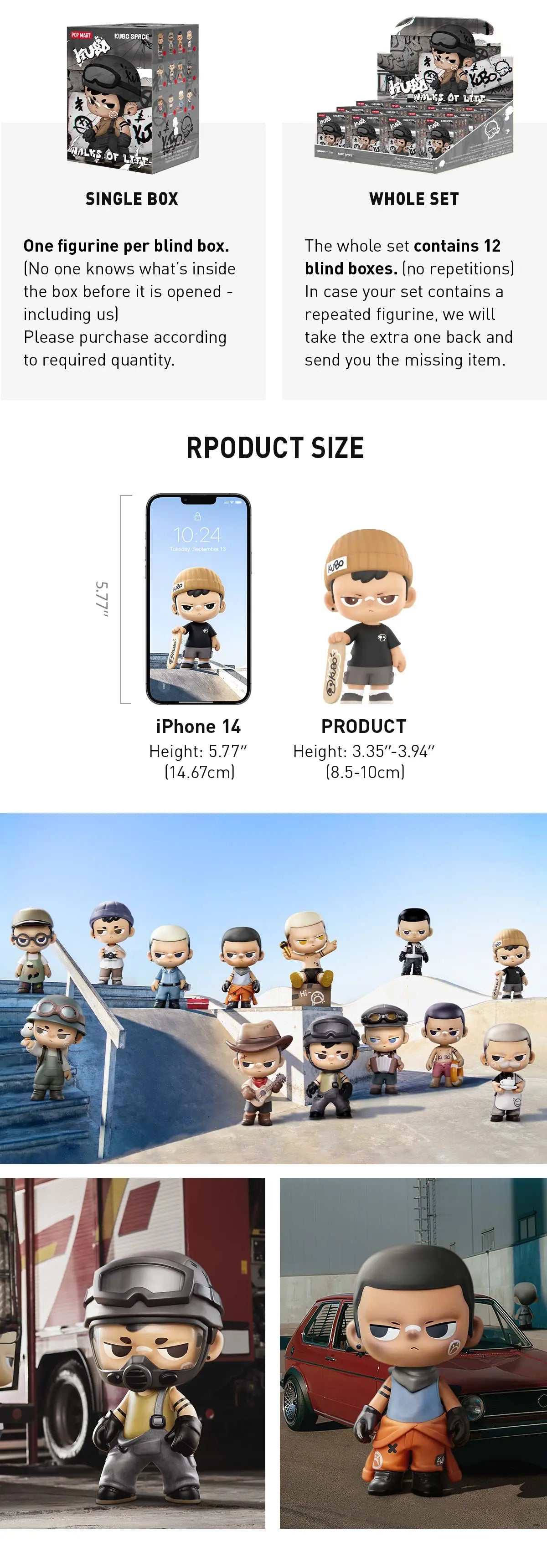 KUBO Walks of Life Series Figures