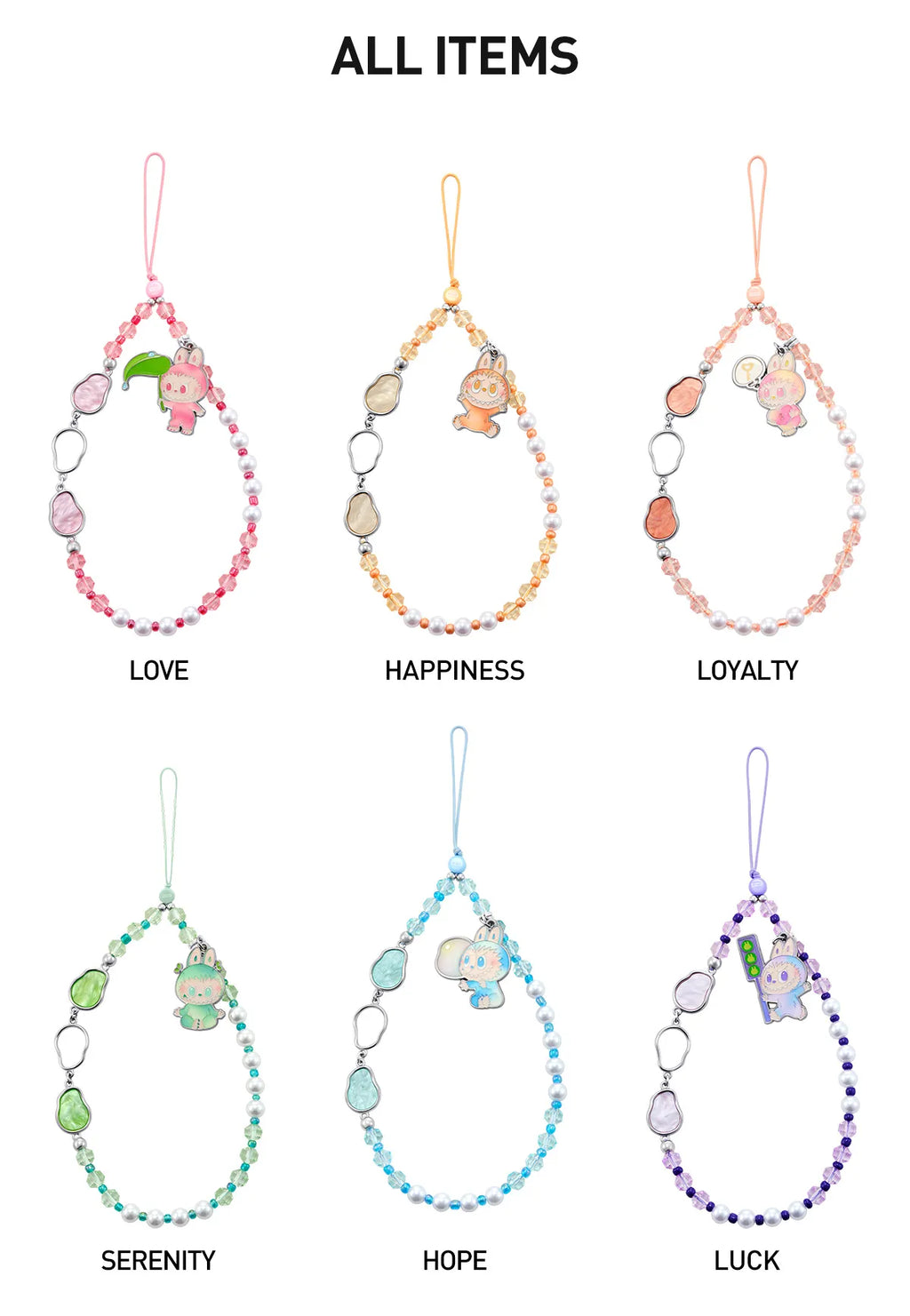 THE MONSTERS Big into Energy Series-Phone Charm Blind Box