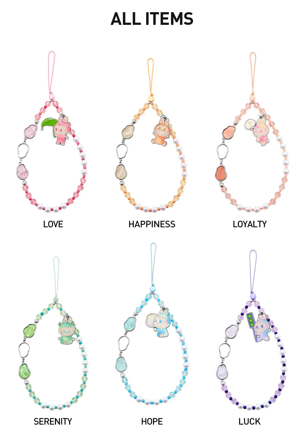 THE MONSTERS Big into Energy Series-Phone Charm Blind Box