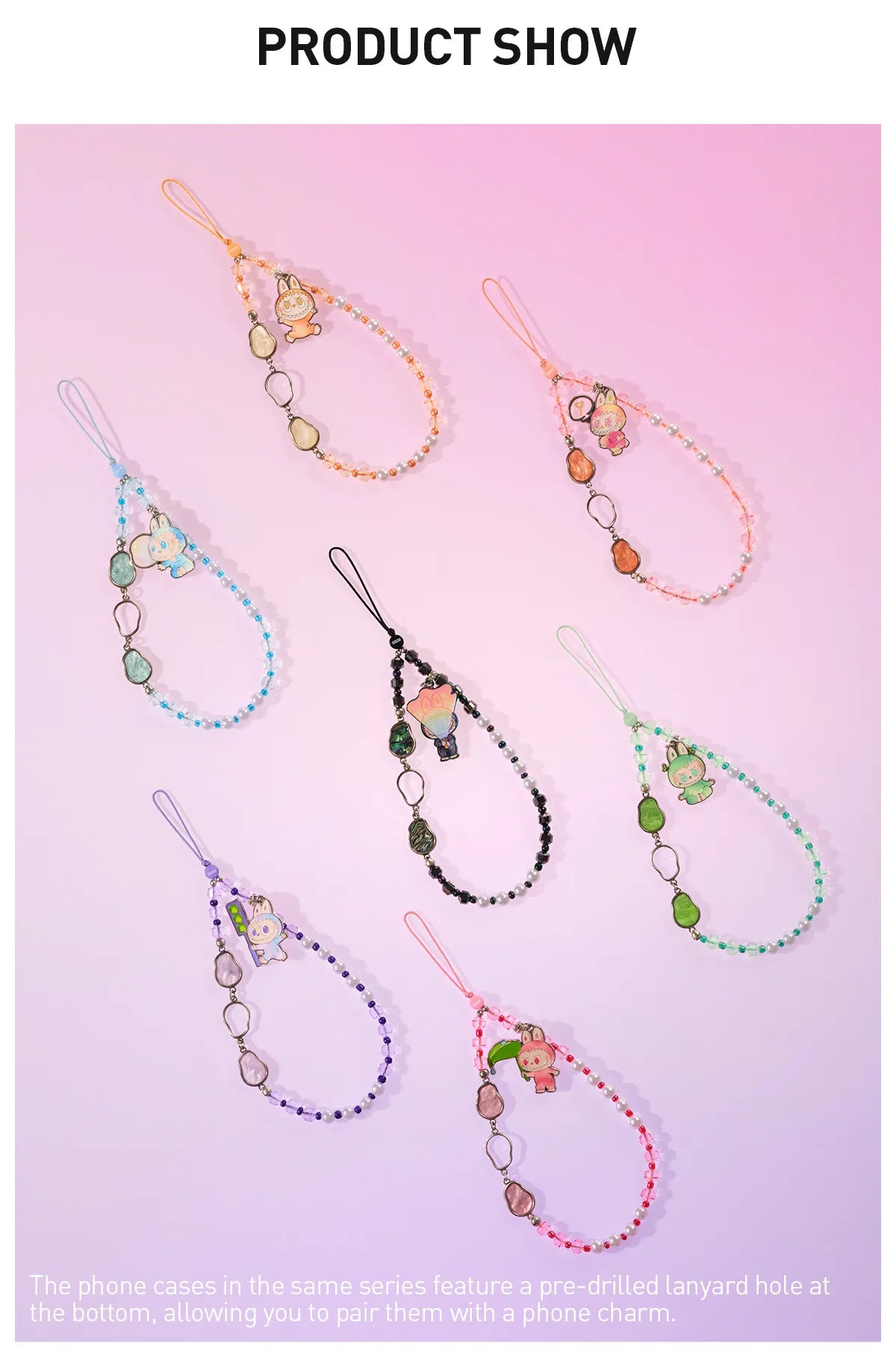 THE MONSTERS Big into Energy Series-Phone Charm Blind Box