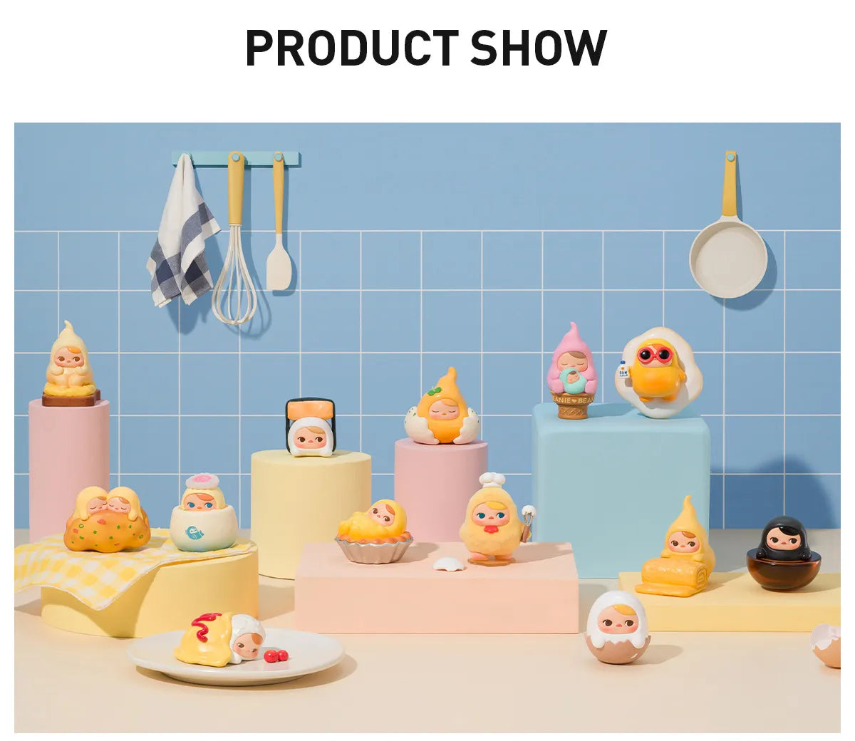 PUCKY Egg Beanie Series Figures