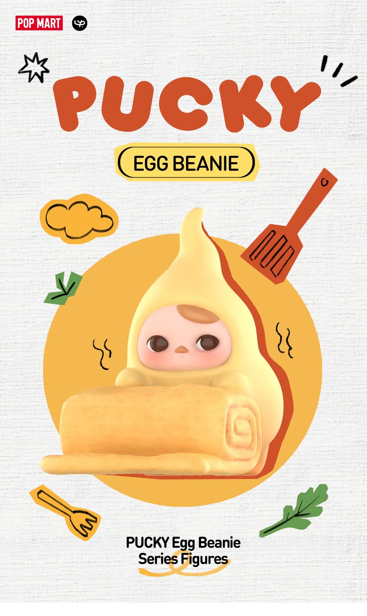 PUCKY Egg Beanie Series Figures