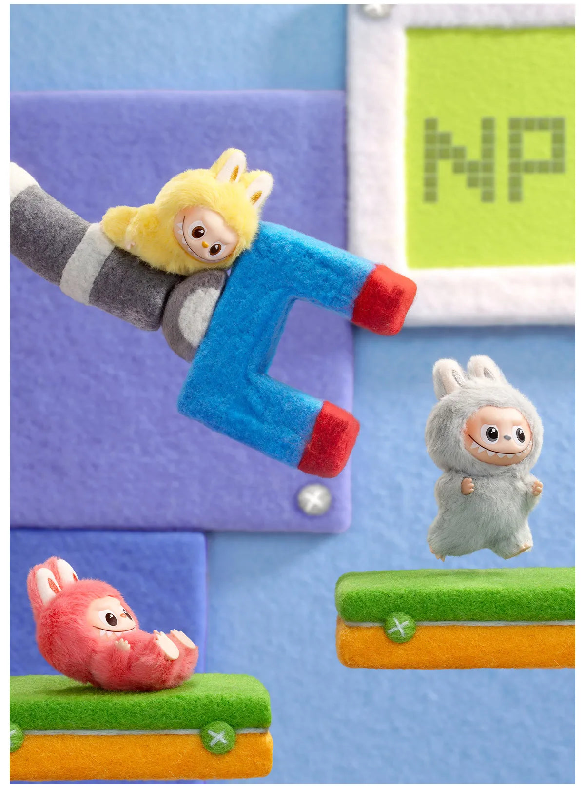 THE MONSTERS Pin for Love Series - Vinyl Plush Pendant Blind Box