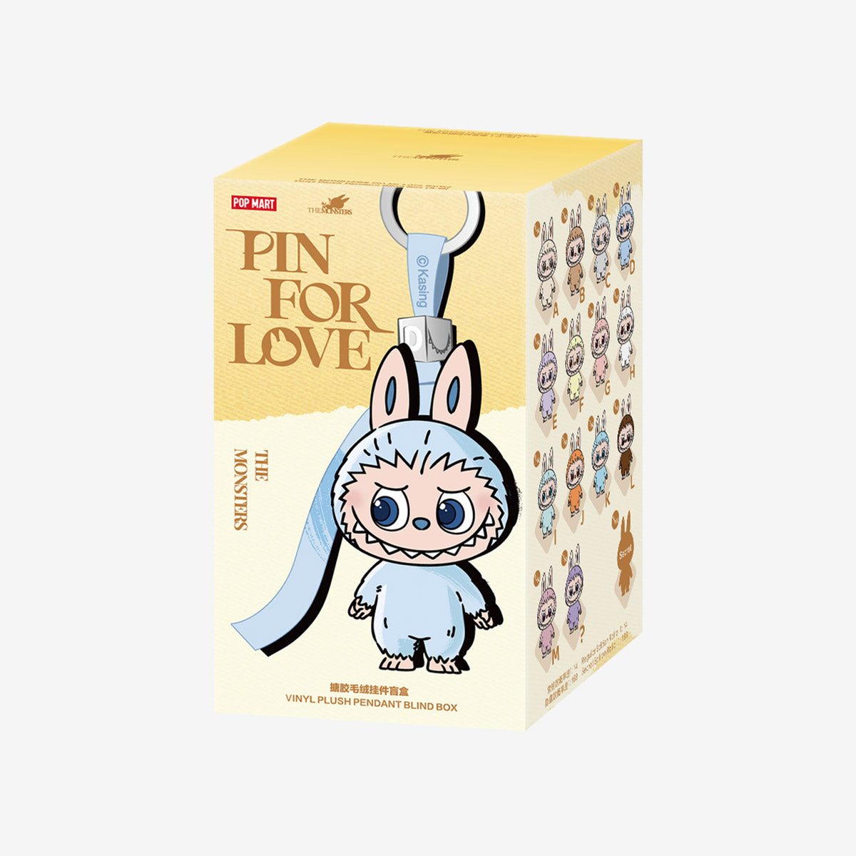 THE MONSTERS Pin for Love Series - Vinyl Plush Pendant Blind Box