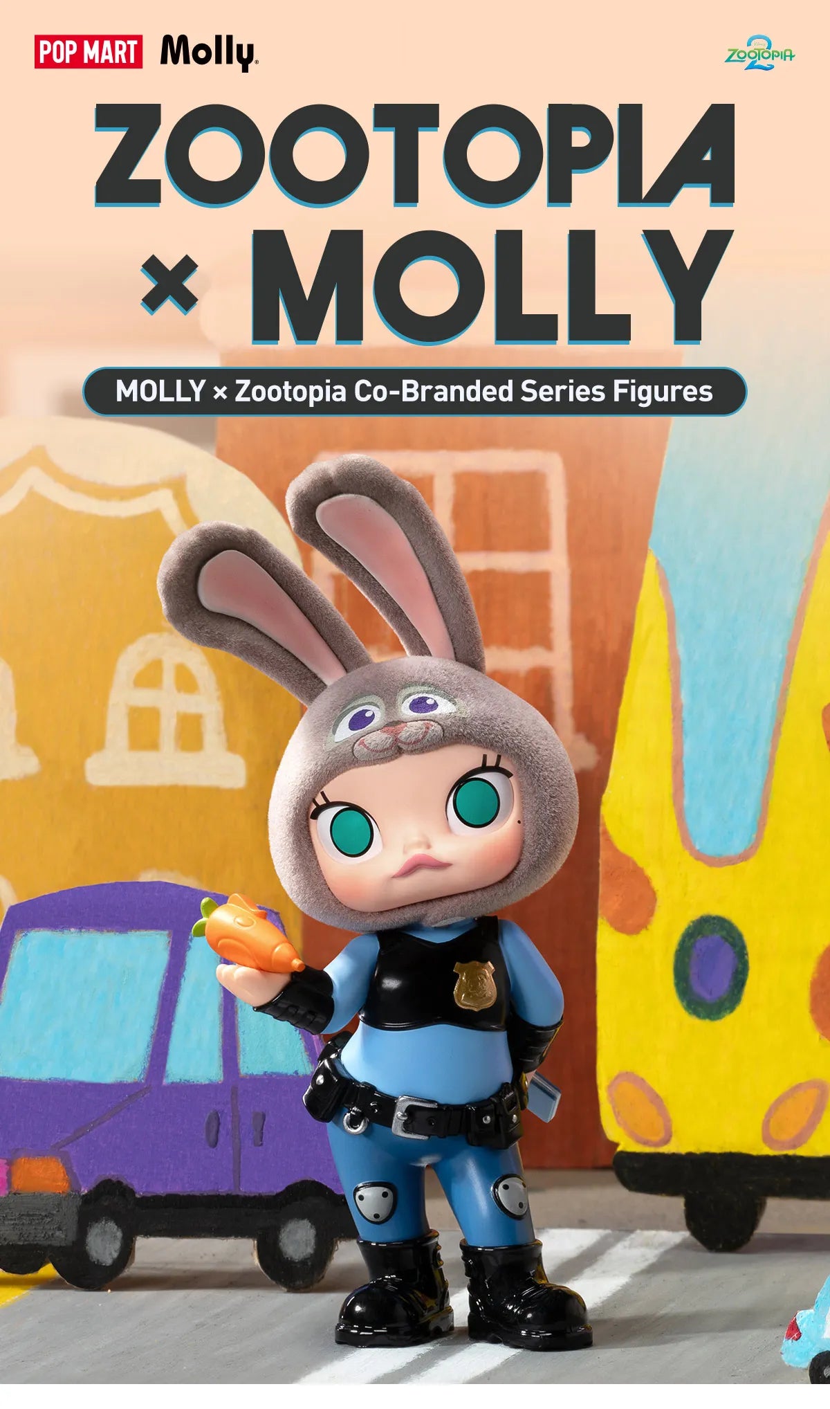 MOLLY × Zootopia Co-branded Series Figures