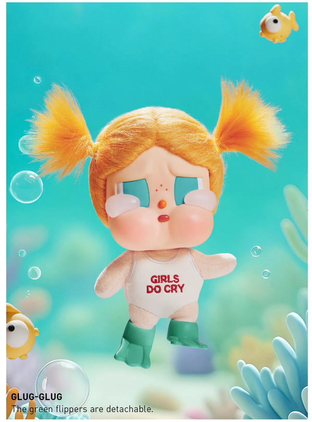CRYBABY Vacation Mode On Series-Vinyl Plush Pendant Blind Box