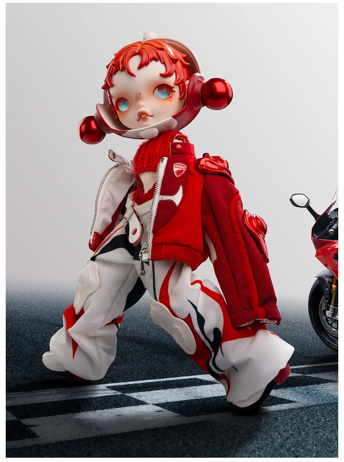 SKULLPANDA × DUCATI 1/6 Action Figure