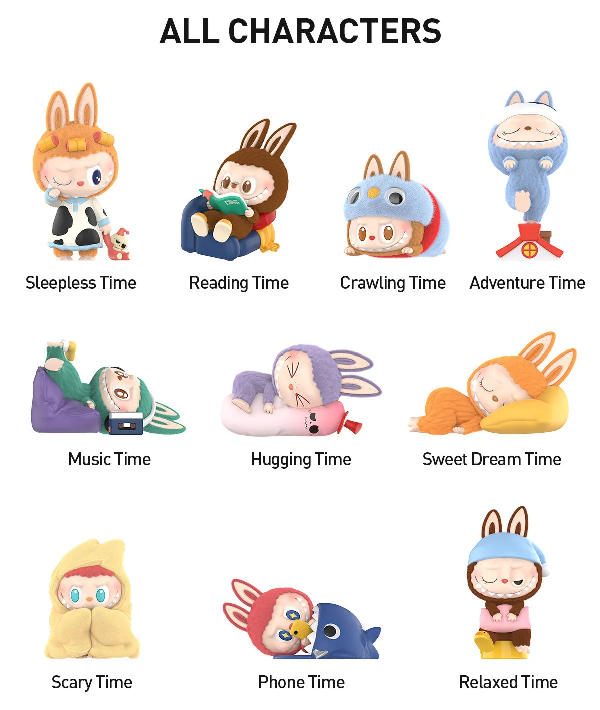 THE MONSTERS 1:00 A.M. Series Figures