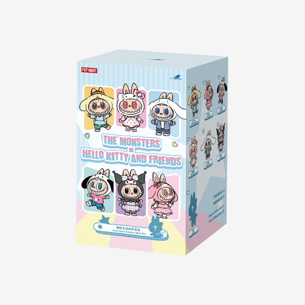 THE MONSTERS x Hello Kitty and Friends Series-Vinyl Plush Pendant Blind Box