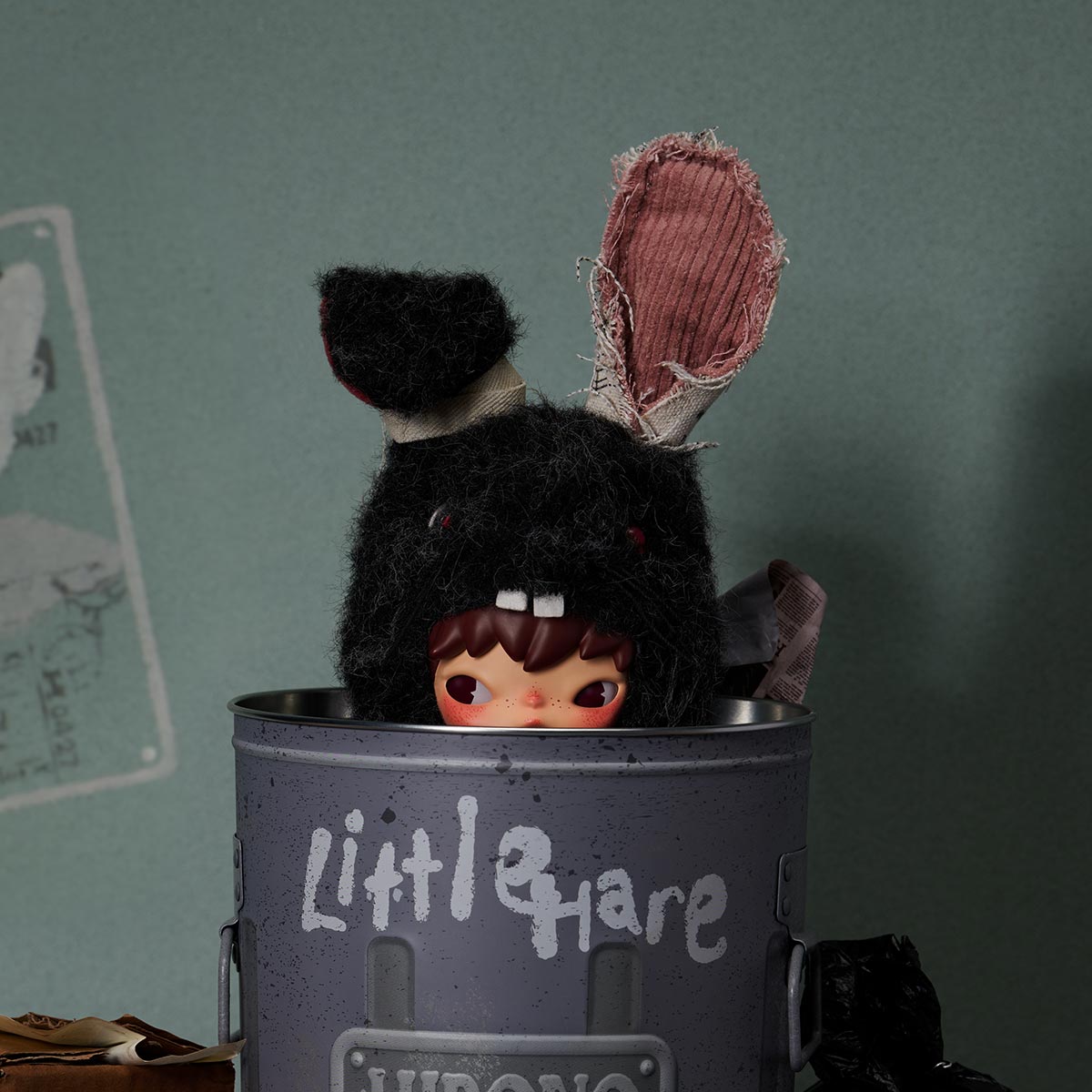 Hirono Little Hare Plush Doll Pendant