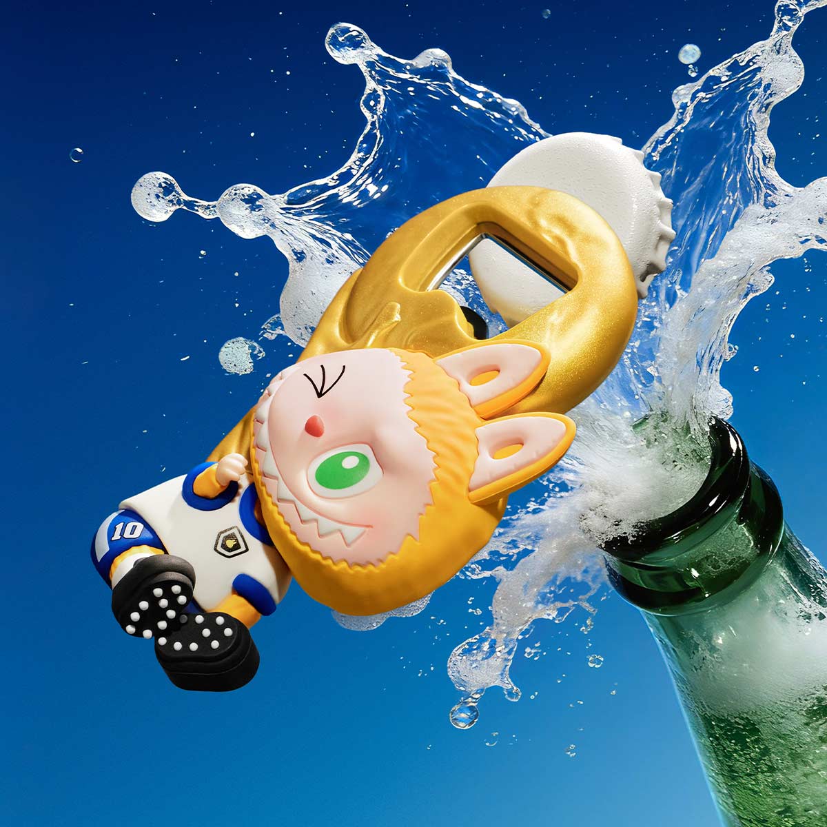 THE MONSTERS × FIFA SERIES - Bottle Opener Fridge Magnet Blind Box