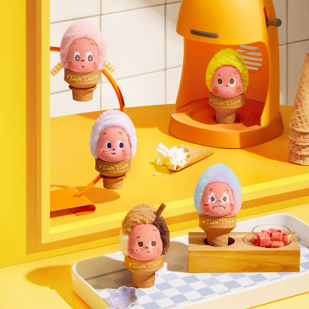 MOON GELATO Series-Ice Cream Plush Pendant Blind Box (Overseas Ver.)