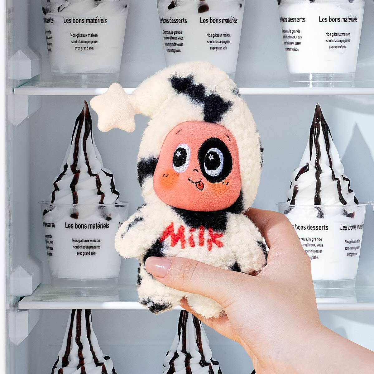 MOON GELATO Series-Milk Pudding Plush Blister Pack