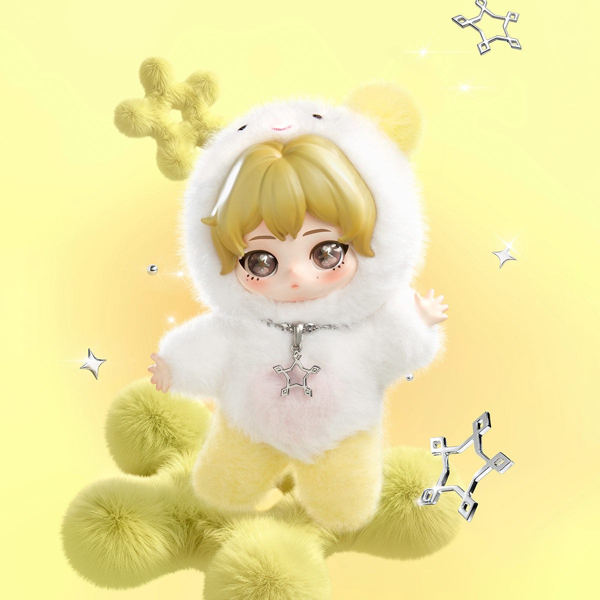 aespa Fluffy Club Series Vinyl Plush Doll Pendant