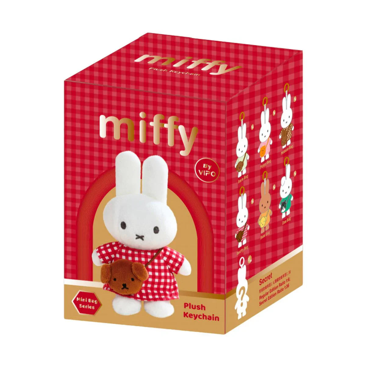 VIPO x Miffy Mini Bag Series Plush Keychain Blind Box