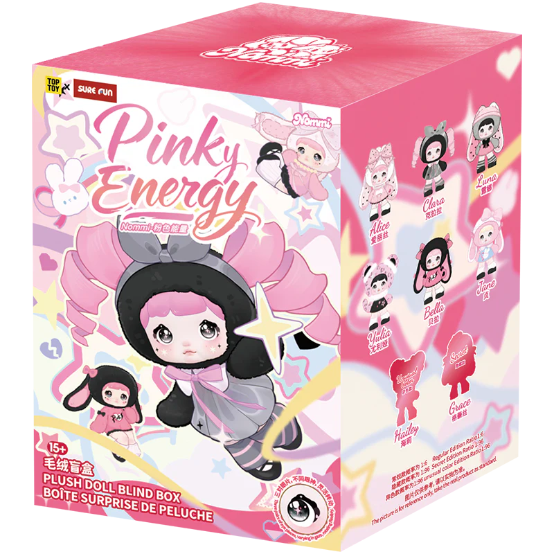 Nommi Pinky Energy Series Plush Doll Blind Box