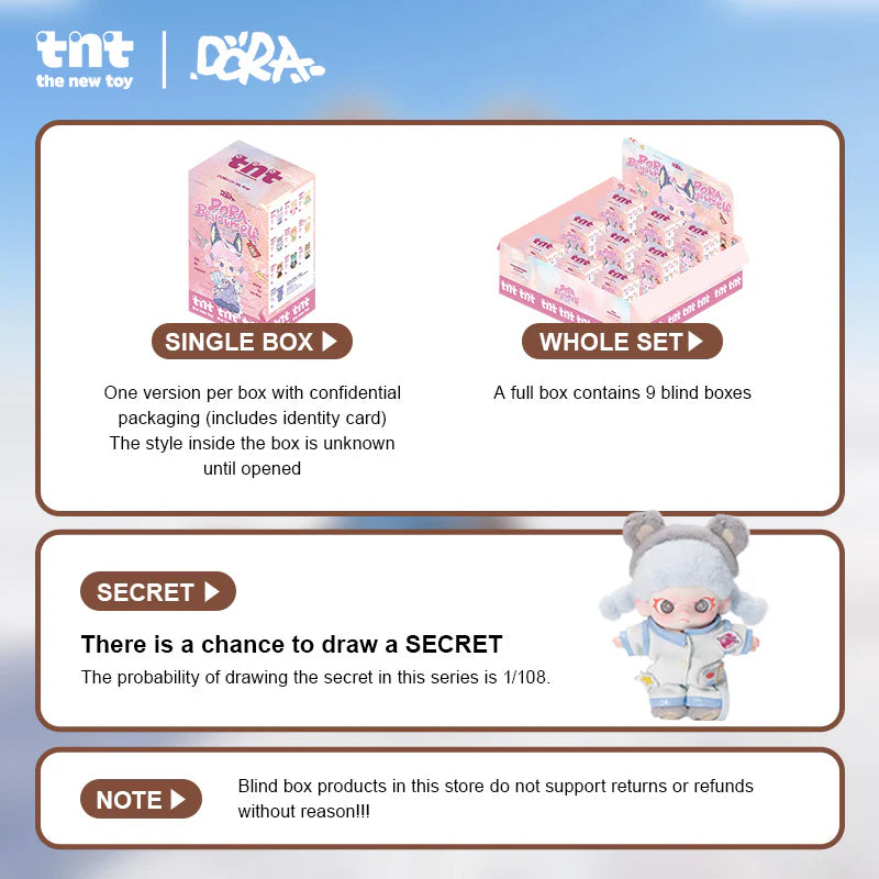 DORA Be Yourself series Plush Pendant