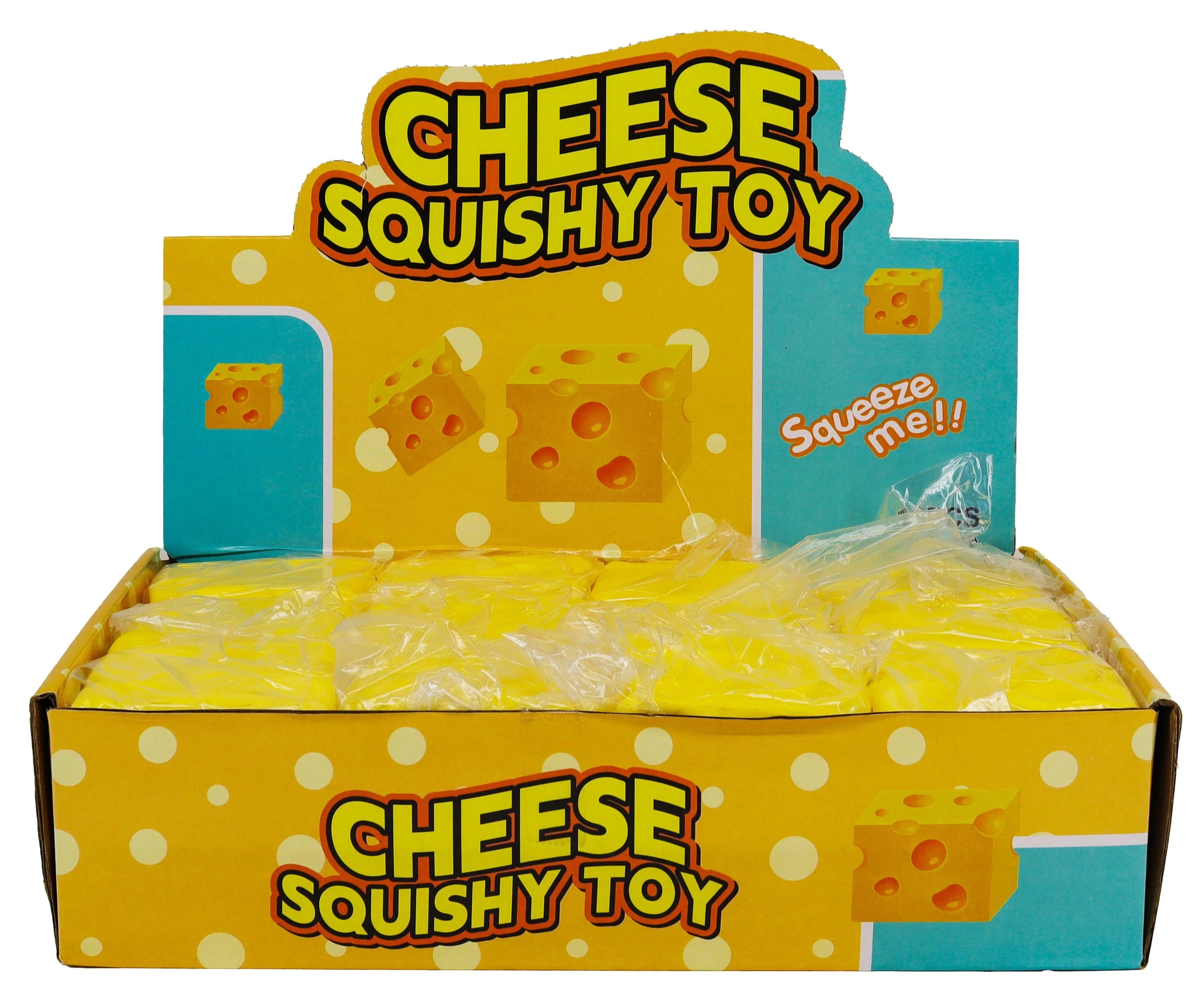 Cheese Cube Slow-Rise Squishies® Fidget Toy