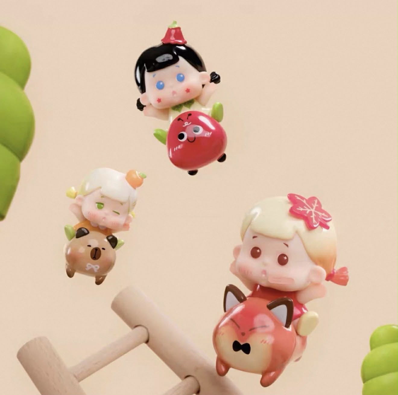 Jojoy mini figure - Cute riding team