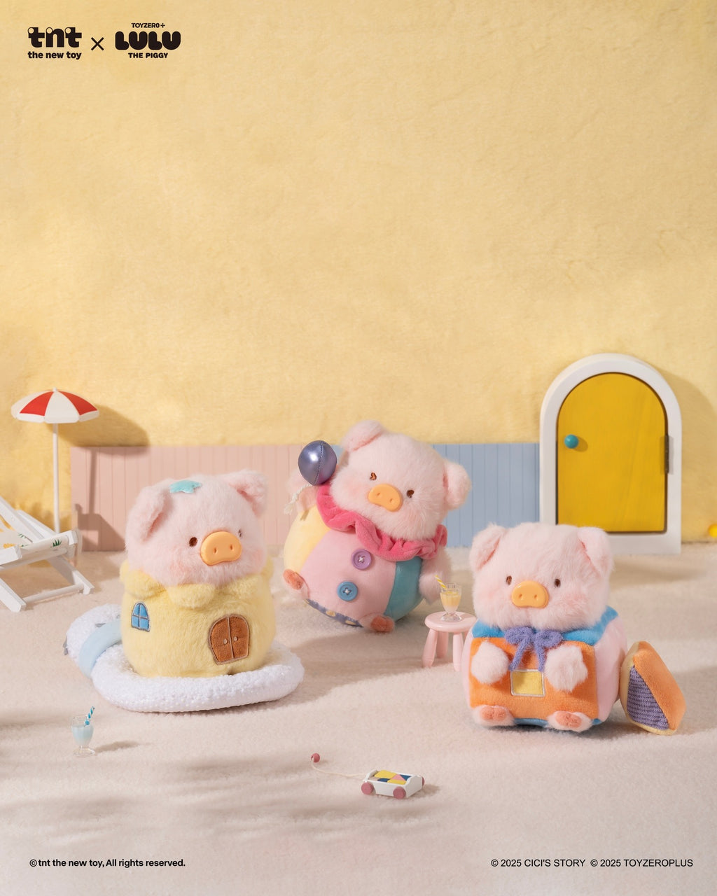 TNTSPACE x LuLu the Piggy Come Play Series Plush Pendant Blind Box
