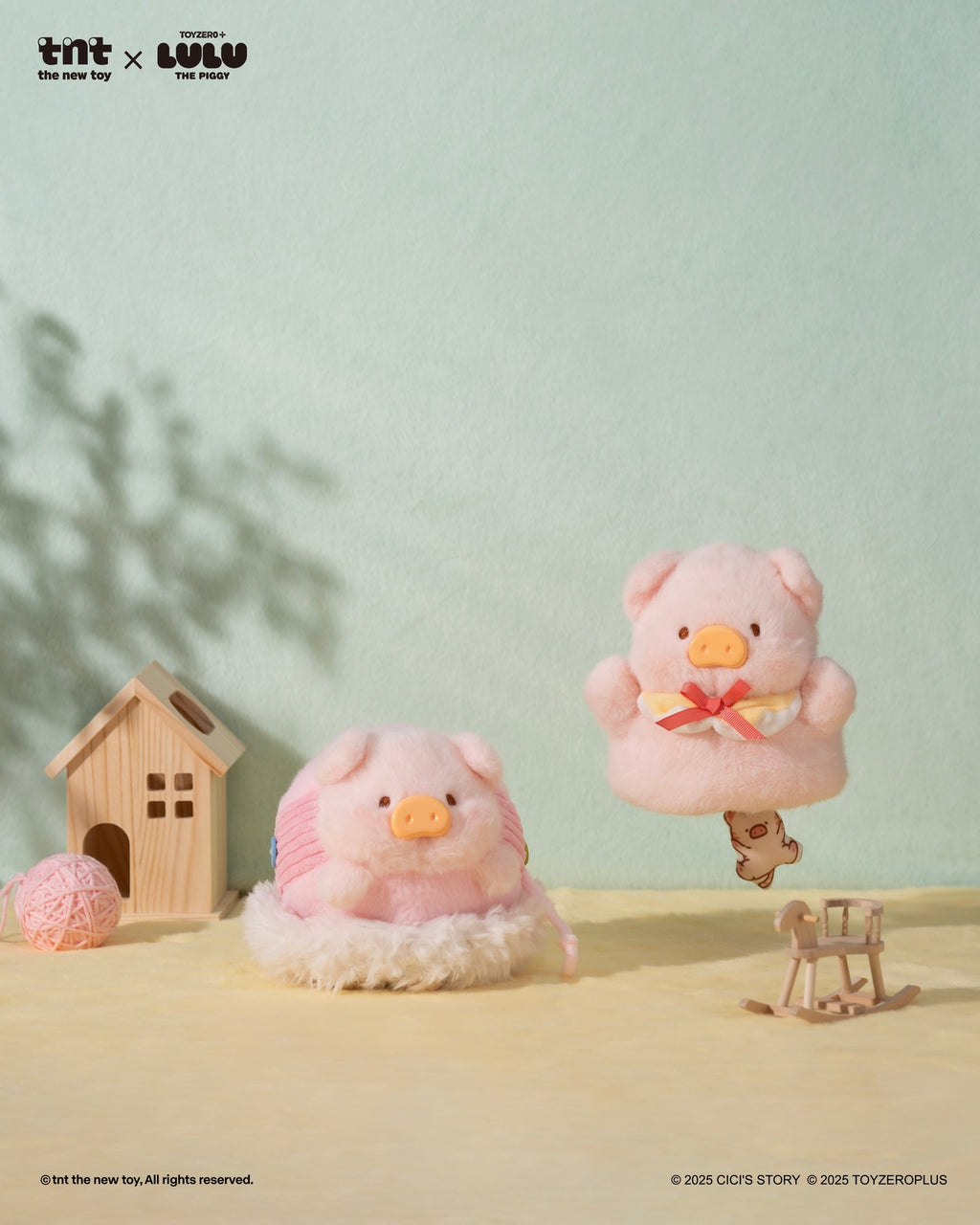 TNTSPACE x LuLu the Piggy Come Play Series Plush Pendant Blind Box