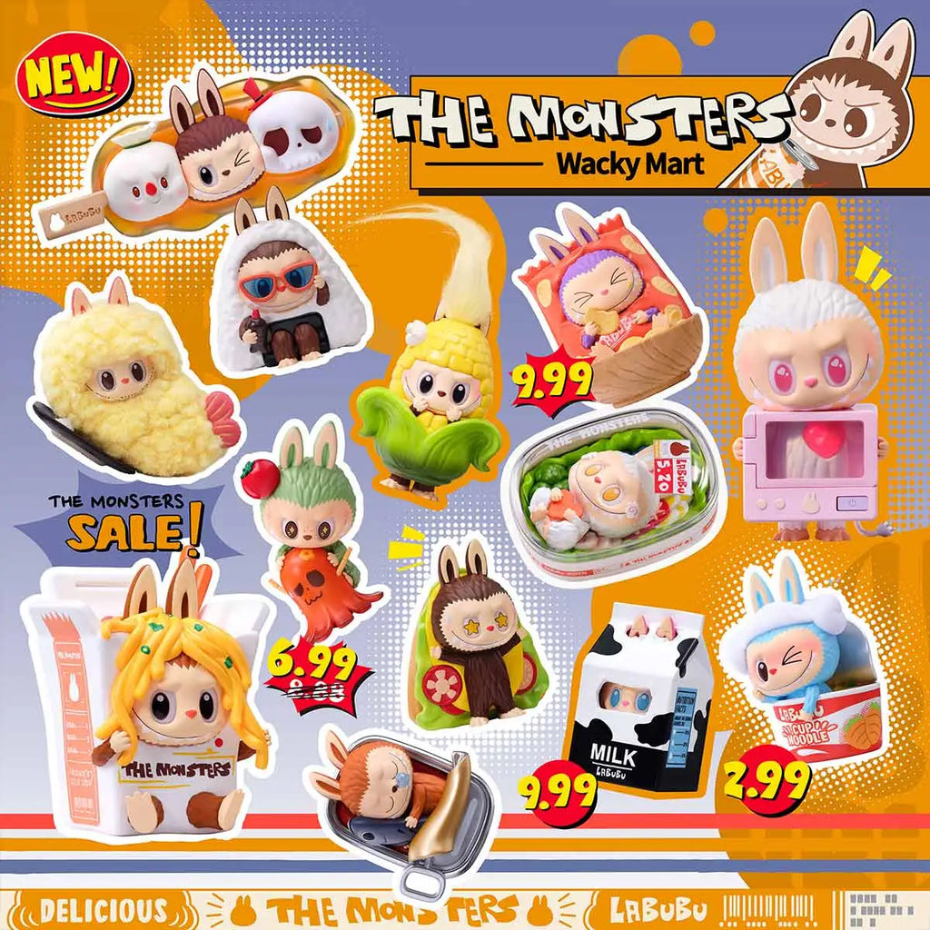 THE MONSTERS Wacky Mart 4ピース POP NOW:THE MONSTERS Wacky Mart Series - POP MART (United