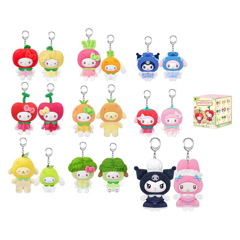 Sanrio Characters Fruit & Vegetable Series Keychain Pendant