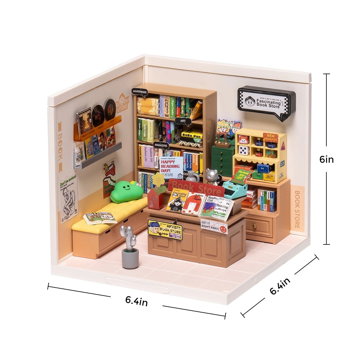 [Rolife] Super Creator Miniature House - Fascinating Book Store DW004