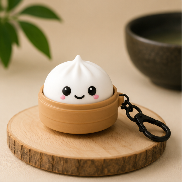 Fidget Clicker Keychain - Mini Dumpling