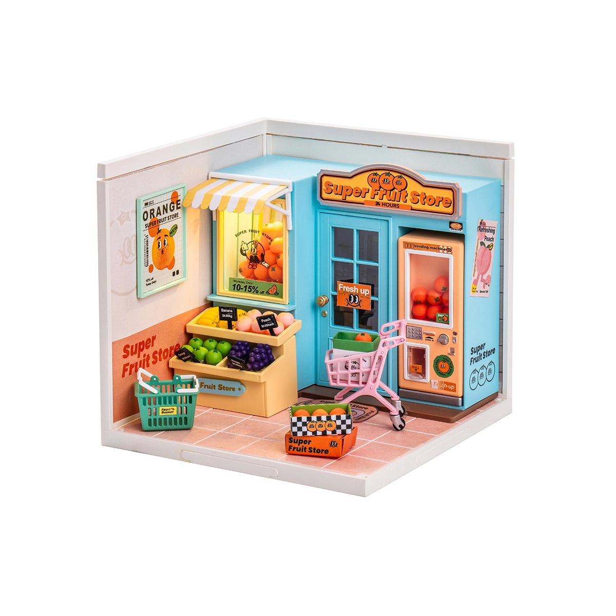 [Rolife] Super Creator Miniature House - Super Fruit Store DW003