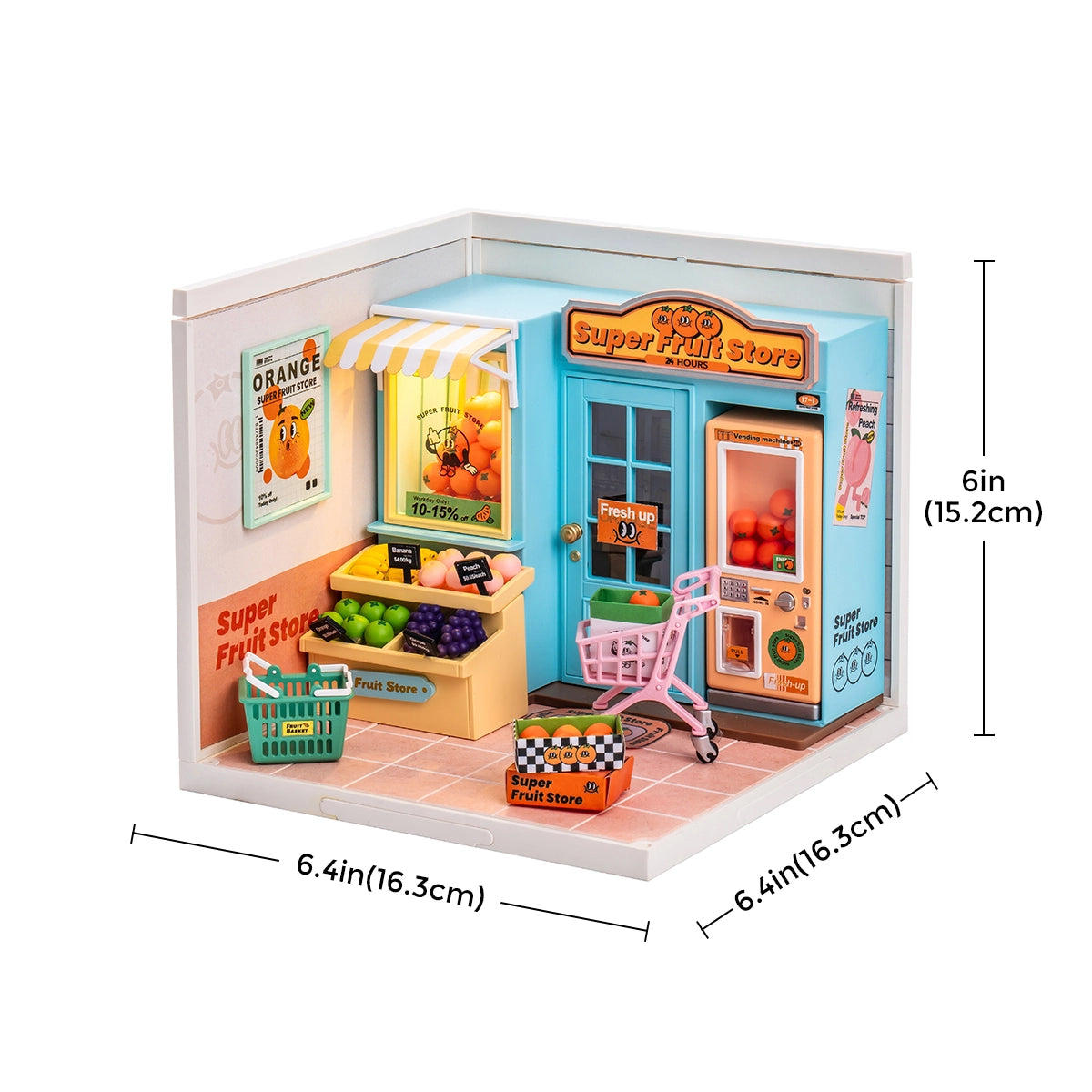 [Rolife] Super Creator Miniature House - Super Fruit Store DW003