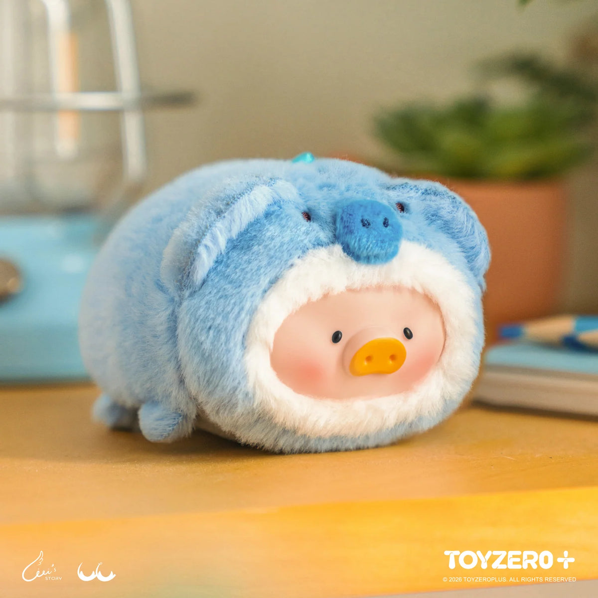 LuLu the Piggy Animal Party Vol. 2 - Stick together PVC Face Plush Keychain (Blind Box)