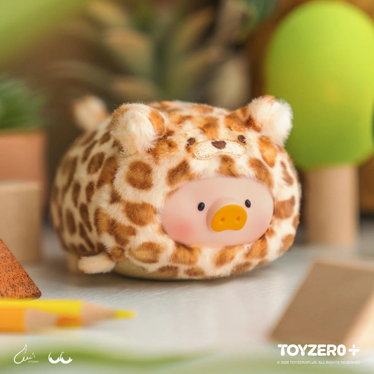 LuLu the Piggy Animal Party Vol. 2 - Stick together PVC Face Plush Keychain (Blind Box)