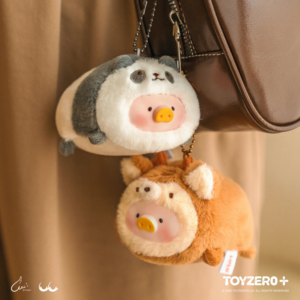 LuLu the Piggy Animal Party Vol. 2 - Stick together PVC Face Plush Keychain (Blind Box)