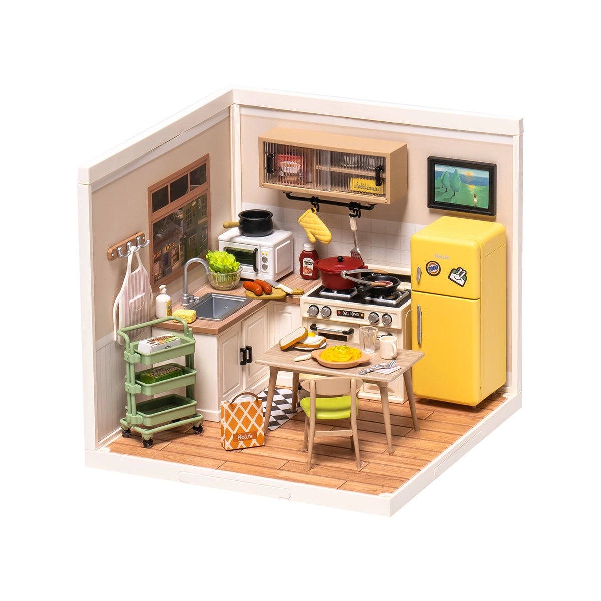 [Rolife] Super Creator Miniature House - Happy Meals Kitchen DW008