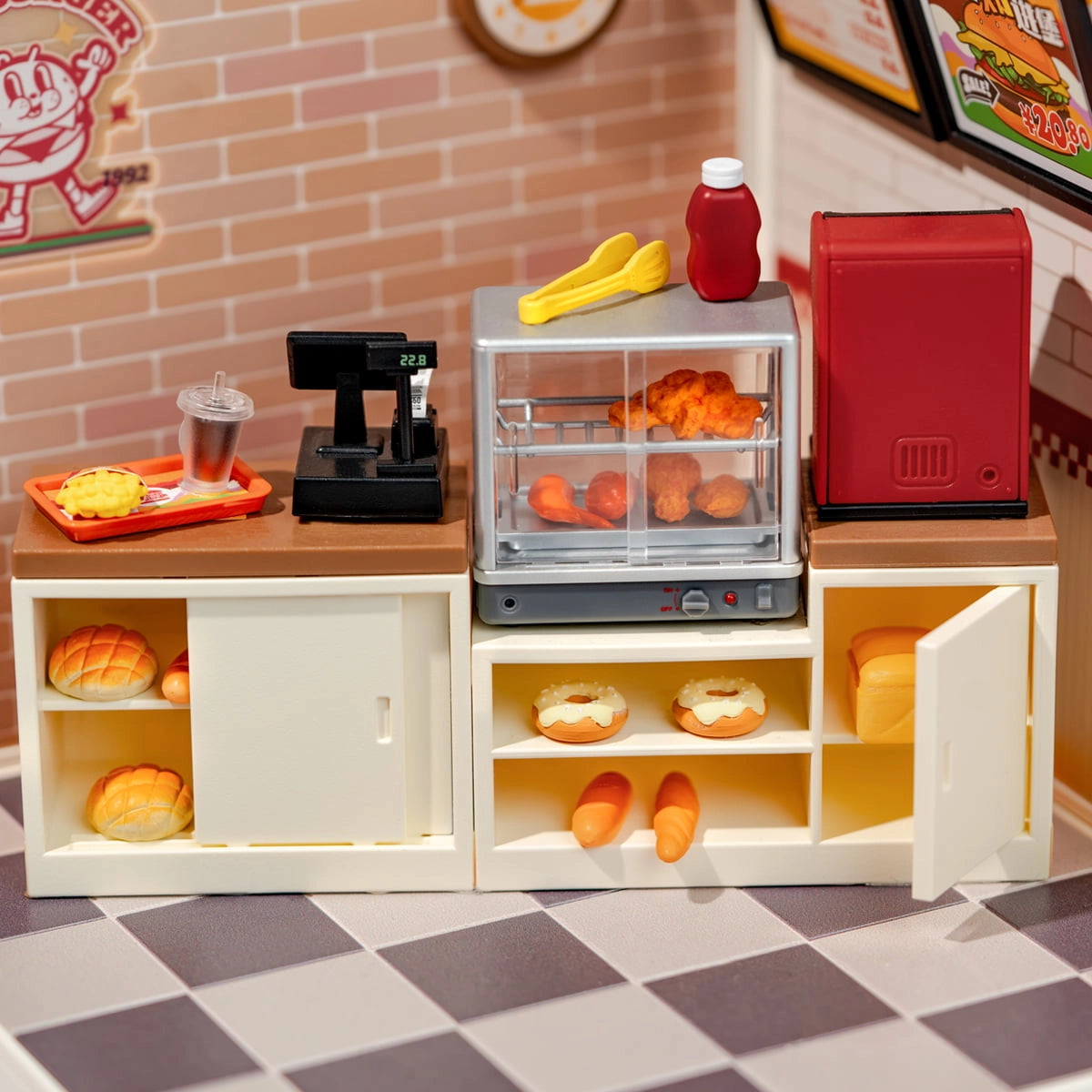 [Rolife] Super Creator Miniature House - Yum Yum Burgers DW010