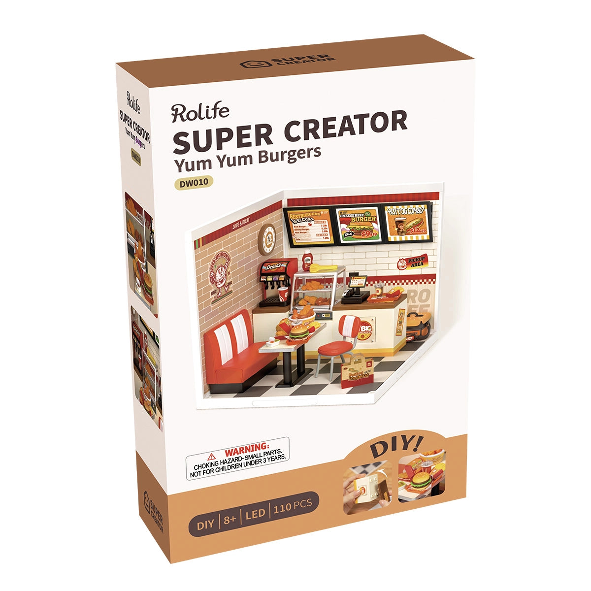 [Rolife] Super Creator Miniature House - Yum Yum Burgers DW010