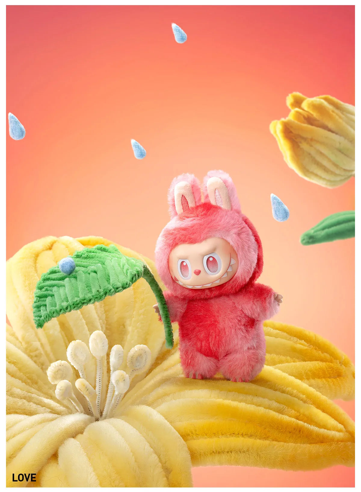 ラブブ　THE MONSTERS Big into Energy 【LOVE】 THE MONSTERS Big into Energy Series-Vinyl Plush Pendant