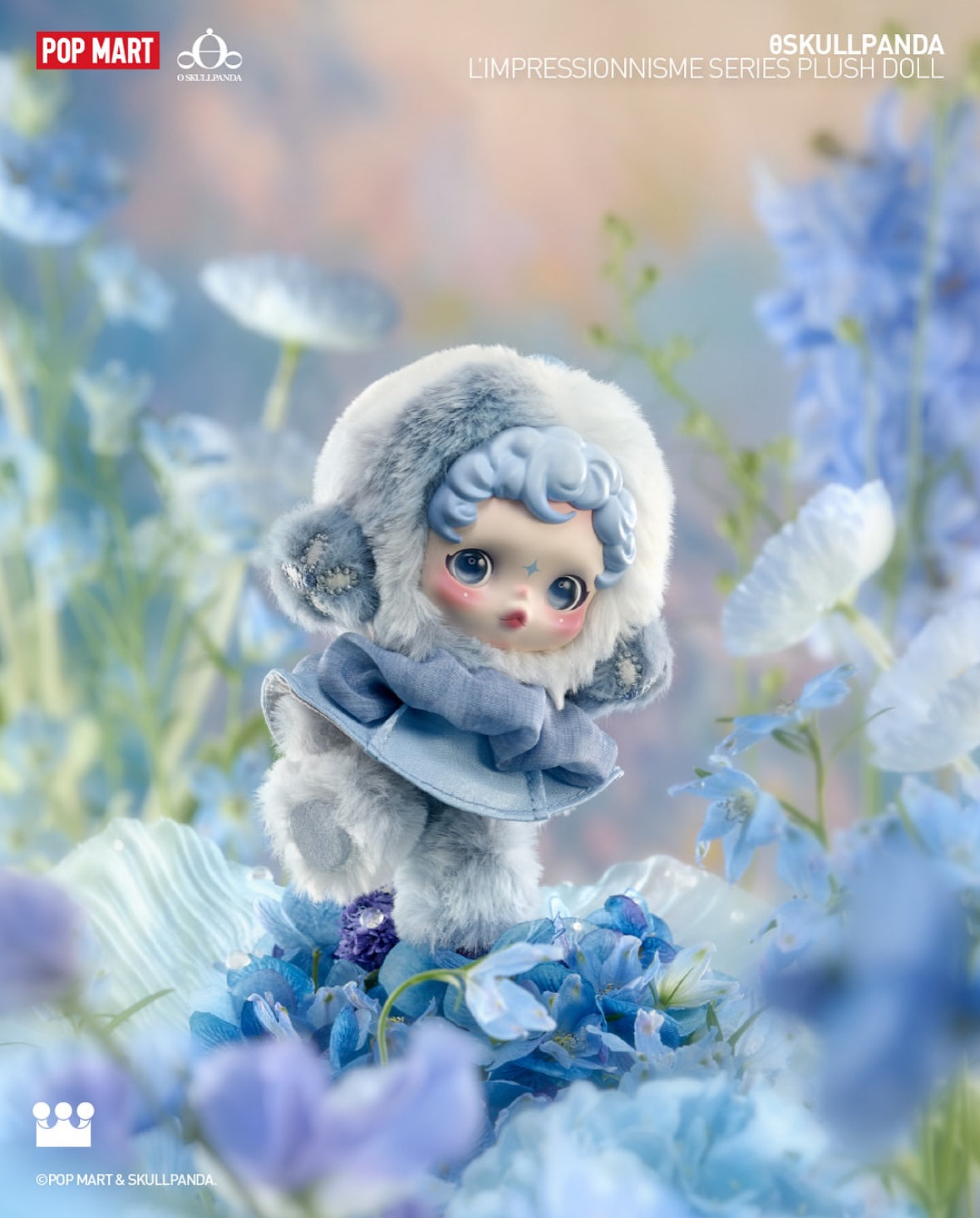 SKULLPANDA L'impressionnisme Series Plush Doll