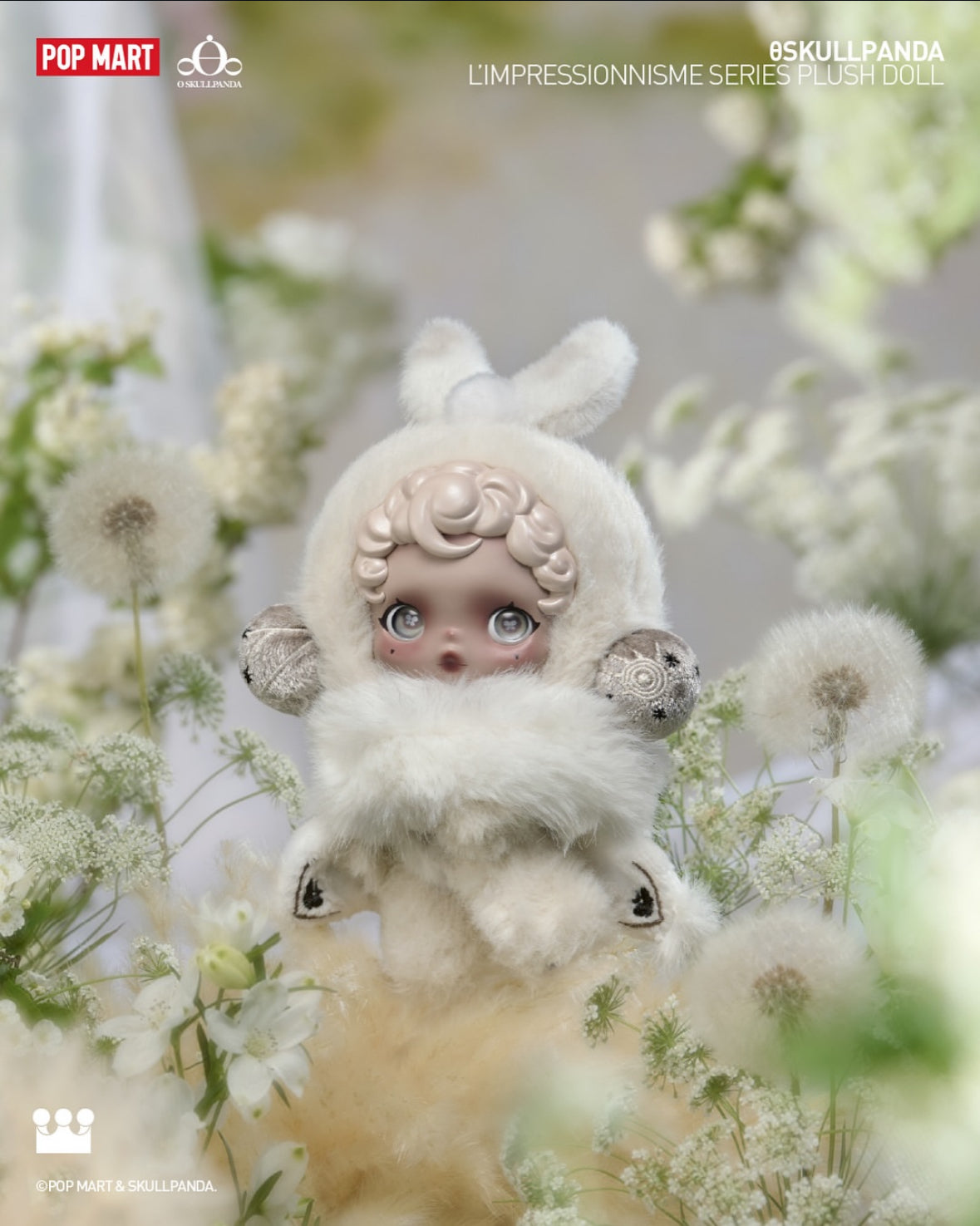SKULLPANDA L'impressionnisme Series Plush Doll
