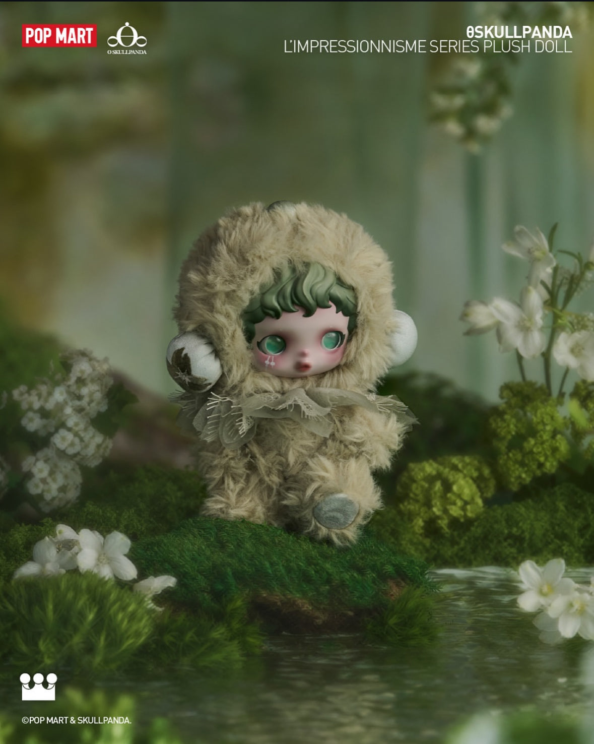 SKULLPANDA L'impressionnisme Series Plush Doll