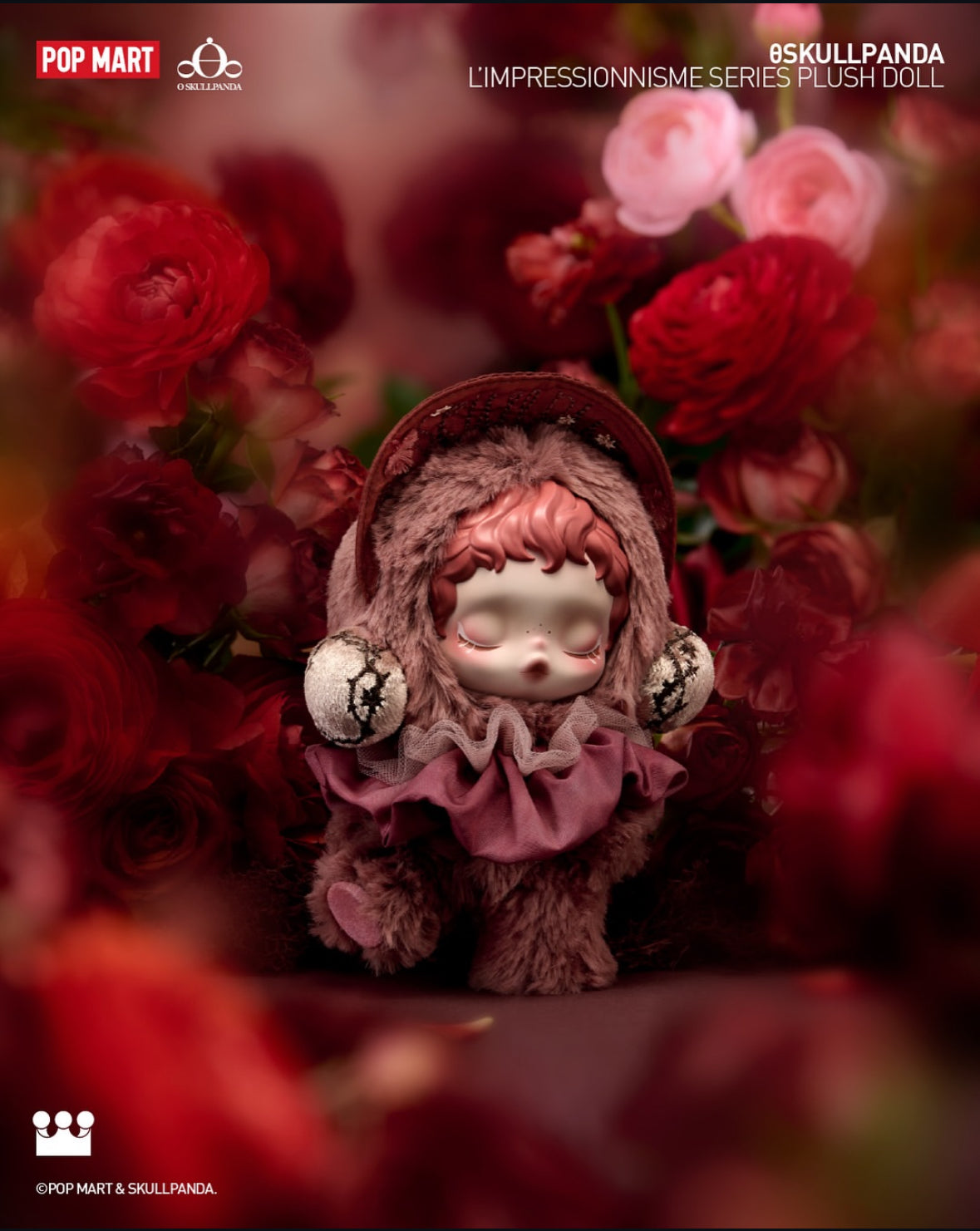 SKULLPANDA L'impressionnisme Series Plush Doll