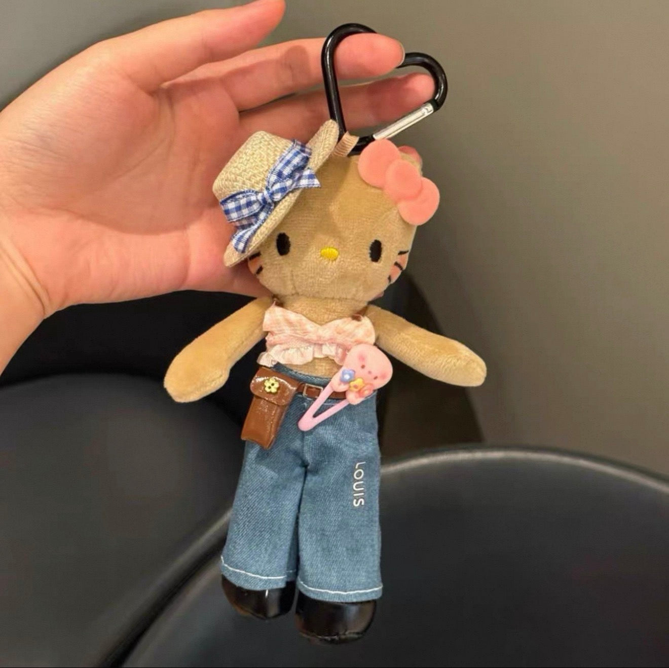 Hello Kitty Plush Keychain